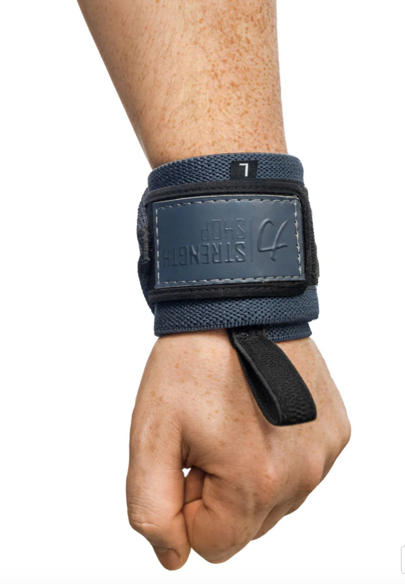 Pro Wrist Wraps GRAPHITE GREY IPF APPROVED Strength Gear New Zealand