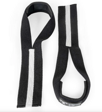 Load image into Gallery viewer, New Olympic Weightlifting Straps - BLACK &amp; WHITE
