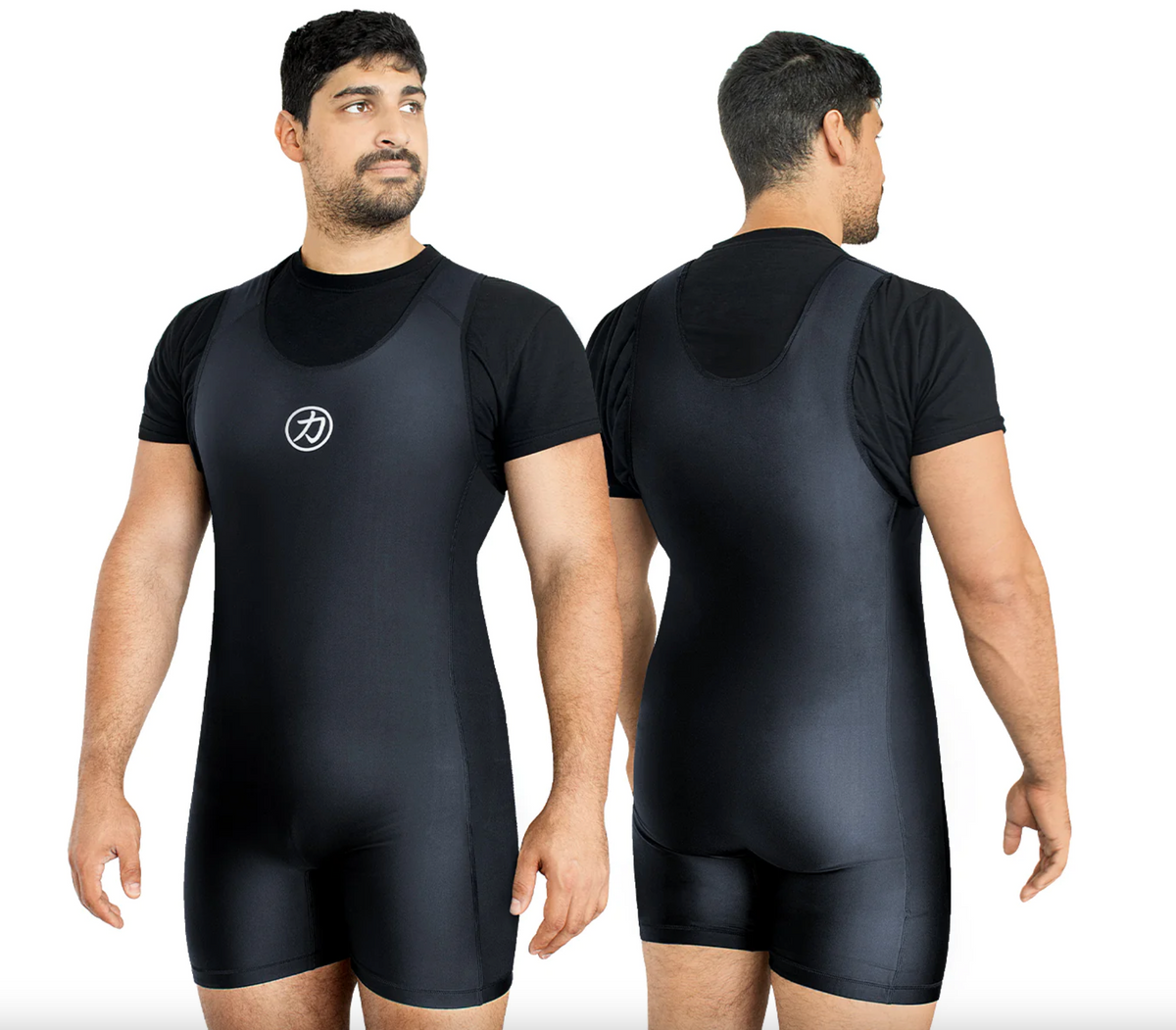 Powerlifting Soft Suit (IPF Approved) Black, Gym Singlet