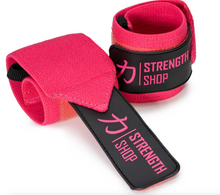 Load image into Gallery viewer, Pink - Zeus - Medium Wrist Wraps - Pink - IPF Approved