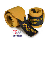 Load image into Gallery viewer, Thor - Heavy Wrist Wraps - Gold - IPF Approved