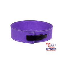 Load image into Gallery viewer, 10mm x 4" Width - Purple Lever Belt - IPF Approved