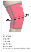 Load image into Gallery viewer, 7mm - Neoprene Knee Sleeves - Black - IPF Approved