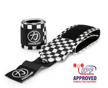 Load image into Gallery viewer, Heavy Wrist Wraps - Thor - Black/White Checkered - IPF APPROVED