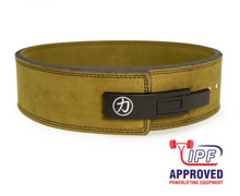 Load image into Gallery viewer, 10mm  x 4&quot; Lever Belt - Khaki Green - IPF Approved