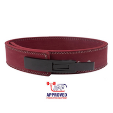 Load image into Gallery viewer, 10mm x 3" Width - Plum Lever Belt - IPF Approved
