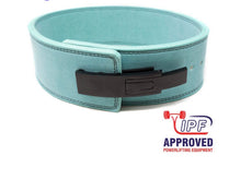 Load image into Gallery viewer, 10mm x 4" Width - Teal Lever Belt - IPF Approved