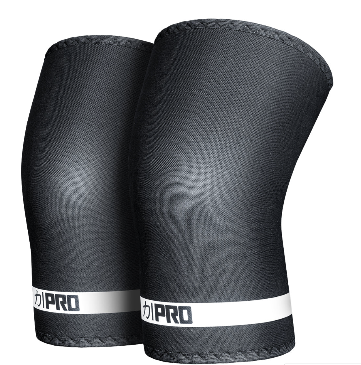 7mm Inferno PRO Knee Sleeves - Extra Stiff Neoprene - Black - NEW