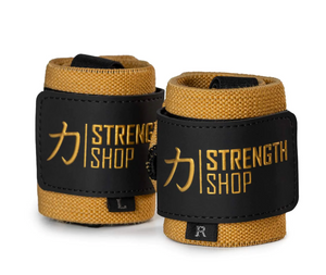 Pro Wrist Wraps - Gold/Black - IPF APPROVED - Medium