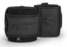 Load image into Gallery viewer, Pro Wrist Wraps - STEALTH BLACK - IPF APPROVED Medium