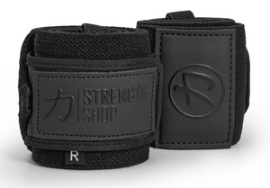 Pro Wrist Wraps - STEALTH BLACK - IPF APPROVED Medium