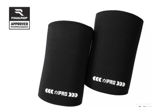 7MM PRO ELBOW SLEEVES EXTRA STIFF NEOPRENE - FINALREP APPROVED - NEW!