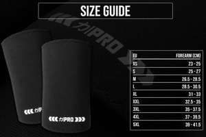 7MM PRO ELBOW SLEEVES EXTRA STIFF NEOPRENE - FINALREP APPROVED - NEW!