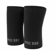 Load image into Gallery viewer, 7MM INFERNO PRO KNEE SLEEVES - EXTRA STIFF NEOPRENE - STEALTH - IPF APPROVED