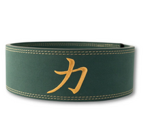 Load image into Gallery viewer, 10MM LEVER BELT - VINTAGE GREEN - IPF APPROVED