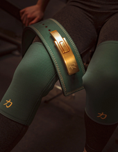 Load image into Gallery viewer, 10MM LEVER BELT - VINTAGE GREEN - IPF APPROVED
