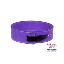 Load image into Gallery viewer, 10mm x 4&quot; Width - Purple Lever Belt - IPF Approved