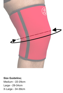 Double Ply Knee Sleeves - Pink/Black