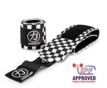 Load image into Gallery viewer, Thor Wrist Wraps - Black/White Checkered - IPF APPROVED - Heavy