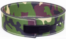 Load image into Gallery viewer, 10mm x 4&quot; Width - Camo Lever Belt - IPF Approved