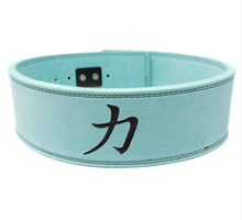 Load image into Gallery viewer, 10mm x 4&quot; Width - Teal Lever Belt - IPF Approved