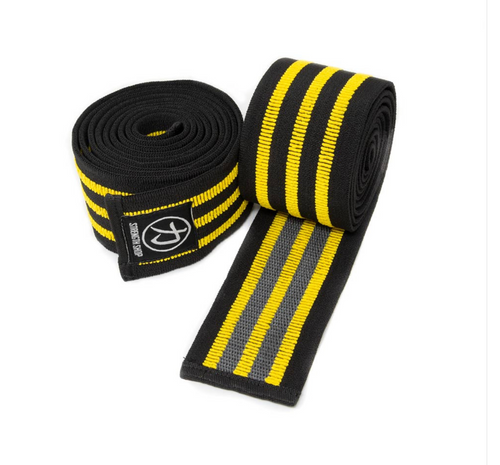 Ultra Grip Knee Wraps - With Rubber For Extra Grip