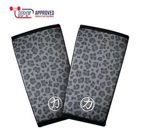 7mm Neoprene Inferno Knee Sleeves - Dark Leopard - IPF Approved